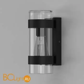 Уличный настенный светильник Elektrostandard Falcon new 35167/D черный a063452 - Фото 2