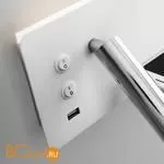 Настенный светодиодный светильник с USB Fant R LED (правый) Elektrostandard Fant MRL LED 1113 белый/хром a053080 - Фото 0