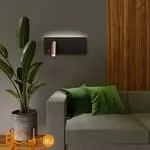 Настенный светодиодный светильник с USB Fant L LED (левый) Elektrostandard Fant MRL LED 1113 чёрный/золото a053083 - Фото 0