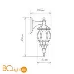 Уличный настенный светильник Elektrostandard Farola GL 1001D a034318 - Фото 1