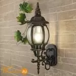 Уличный настенный светильник Elektrostandard Farola GL 1011U черное золото a034304