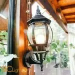 Уличный настенный светильник Elektrostandard Farola GL 1001U черный a033704 - Фото 0