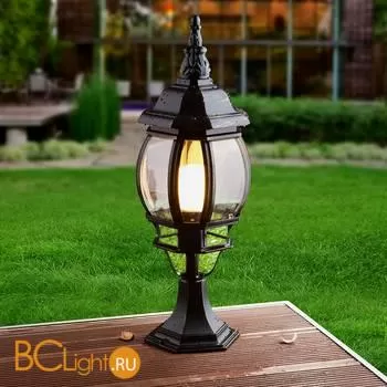 Садово-парковый фонарь Elektrostandard Farola GL 1001S черное золото a034310 - Фото 0