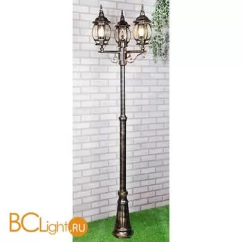 Садово-парковый фонарь Elektrostandard Farola NLG99HL005 черное золото a025753