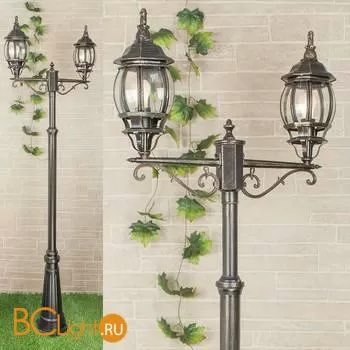 Садово-парковый фонарь Elektrostandard Farola NLG99HL004 черное золото a025750 - Фото 0