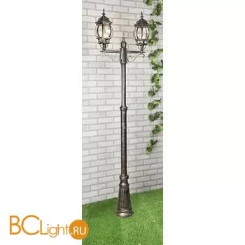 Садово-парковый фонарь Elektrostandard Farola NLG99HL004 черное золото a025750