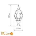 Плафон для столба IP33 Elektrostandard Farola 1043 a023668 - Фото 1