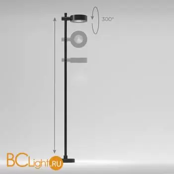 Садово-парковый фонарь Elektrostandard Feature 35172/F черный a066693 - Фото 1