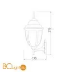 Уличный настенный светильник Elektrostandard Feba 35147/D a058028 - Фото 0