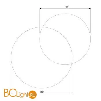 Настенный светильник Elektrostandard Figure 40135/1 черный a055773 - Фото 4