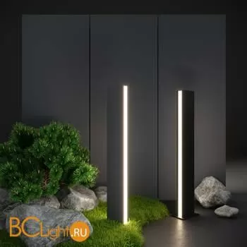 Садово-парковый фонарь Elektrostandard Flat 1538 TECHNO LED серый a053317 - Фото 1