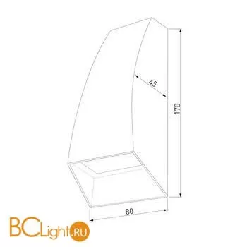 Бра Elektrostandard Forw 1016 TECHNO черный a032763 - Фото 1
