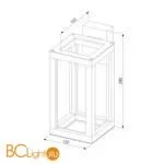 Бра Elektrostandard Frame 1527 TECHNO LED серый a051856 - Фото 5