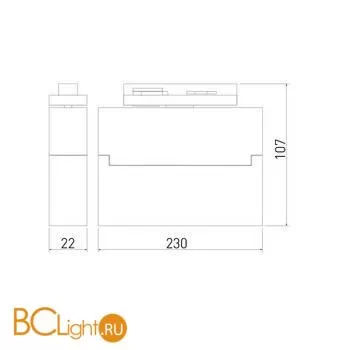 Трековый светильник Elektrostandard Garda 85018/01 a057442 - Фото 3