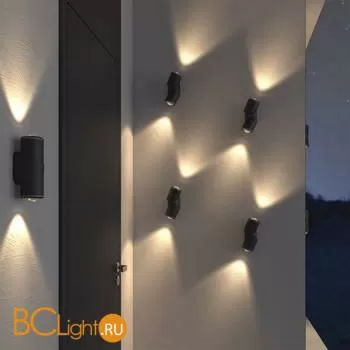 Настенный светильник Elektrostandard Gira 35127/D черный a056335 - Фото 0