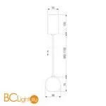 Подвесной светильник Elektrostandard Giro 50215/1 LED белый a055673 - Фото 2