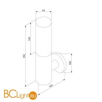 Бра Elektrostandard Glas 1418 TECHNO a049717 - Фото 3