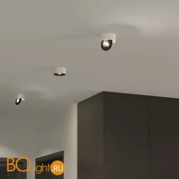 Спот Elektrostandard Glide 25100/LED 8W 4200K белый/чёрный a059332 - Фото 0