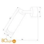 Бра Elektrostandard Glory MRL LED 1005 чёрный a043957 - Фото 3