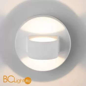 Уличный настенный светодиодный светильник Glow белый Elektrostandard Glow 1523 TECHNO LED белый a048178 - Фото 0