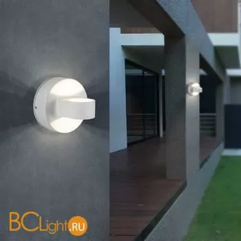 Уличный настенный светодиодный светильник Glow белый Elektrostandard Glow 1523 TECHNO LED белый a048178 - Фото 2