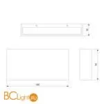 Настенный светильник Elektrostandard Golf 1705 TECHNO LED белый a040255 - Фото 1