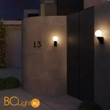 Уличный настенный светильник Elektrostandard Gravity new 35003/U черный a062886 - Фото 1