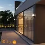 Уличный настенный светильник Elektrostandard Gravity new 35003/U черный a062886 - Фото 0