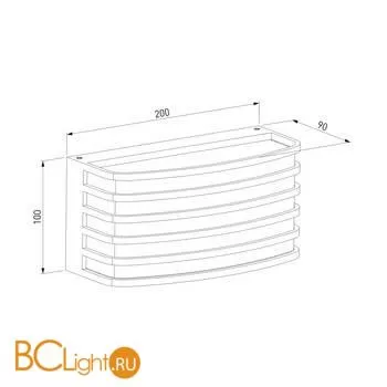Настенный светильник Elektrostandard Grid 1409 TECHNO чёрный a043950 - Фото 2