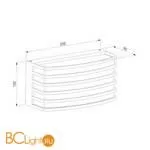 Настенный светильник Elektrostandard Grid 1409 TECHNO чёрный a043950 - Фото 2