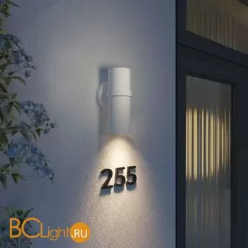 Уличный настенный светильник Elektrostandard Grin 35000/D белый a061036 - Фото 0