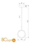 Подвесной светильник Elektrostandard Grollo 50120/1 a060335 - Фото 3