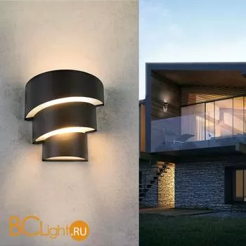 Настенный светильник Elektrostandard Helix 1535 TECHNO LED HELIX черный - Фото 2