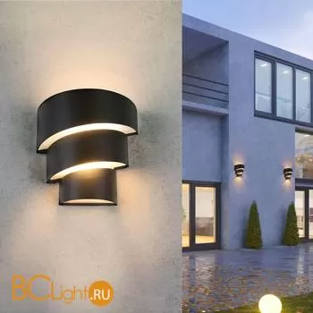 Настенный светильник Elektrostandard Helix 1535 TECHNO LED HELIX черный - Фото 0