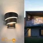 Настенный светильник Elektrostandard Helix 1535 TECHNO LED HELIX черный - Фото 2