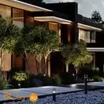 Садово-парковый фонарь Elektrostandard Hidden new 35166/F черный a066036 - Фото 1