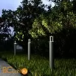 Садово-парковый фонарь Elektrostandard Hidden new 35166/F серый a066037 - Фото 2