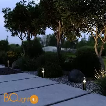 Садово-парковый фонарь Elektrostandard Hidden new 35166/S черный a066034 - Фото 3