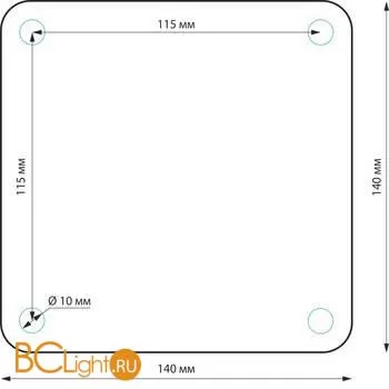 Садово-парковый фонарь Elektrostandard Ignis 1550 TECHNO черный a035095 - Фото 2