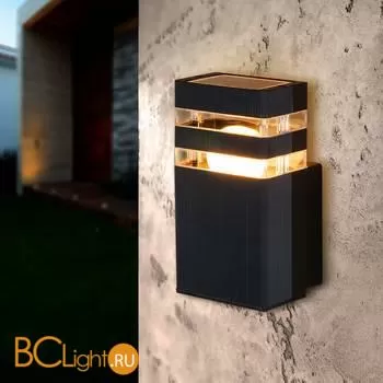 Уличный настенный светильник Elektrostandard Ignis 1450 TECHNO черный a032630 - Фото 1