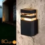 Уличный настенный светильник Elektrostandard Ignis 1450 TECHNO черный a032630 - Фото 1