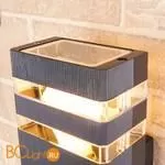 Уличный настенный светильник Elektrostandard Ignis 1449 TECHNO черный a032628 - Фото 0