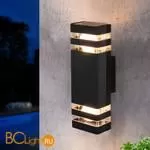 Уличный настенный светильник Elektrostandard Ignis 1449 TECHNO черный a032628 - Фото 1