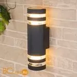 Уличный настенный светильник Elektrostandard Ignis 1443 TECHNO черный a032626