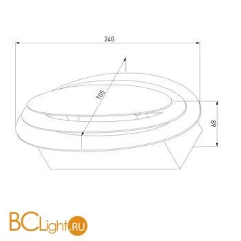 Настенный светильник Elektrostandard Jelly MRL LED 1016 белый a047875 - Фото 2