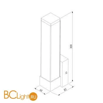 Бра Elektrostandard Jimy MRL LED 1110 черный a052741 - Фото 2