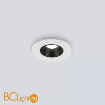 Встраиваемый светильник Elektrostandard Kary 25025/LED 3W 4200K WH/BK белый/черный a056778