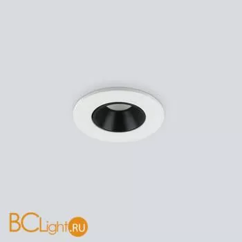 Встраиваемый светильник Elektrostandard Kary 25025/LED 3W 4200K WH/BK белый/черный a056778 - Фото 0