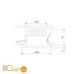Встраиваемый светильник Elektrostandard Kita 25024/LED a056773 - Фото 1