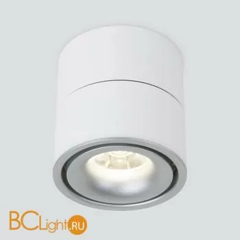 Спот Elektrostandard Klips DLR031 15W 4200K 3100 белый матовый/серебро a050525 - Фото 1